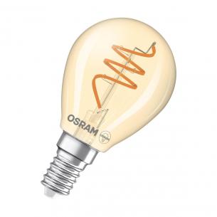 mpbar d e14 40w 922 6w 4 470lm guld spiral filament krone led 1906 vintage osram