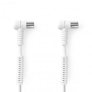 label hvid pvc runde m 0 10 rmet sk quad ohm 75 db 120 nikkelplateret hun coax iec han coax iec cable coax