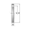 mm 40-41 dn 4404 bnf fl nut blind