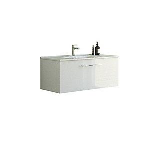 vask amber jglans h hvid skuffe 1 101cm belpakke m mido dansani