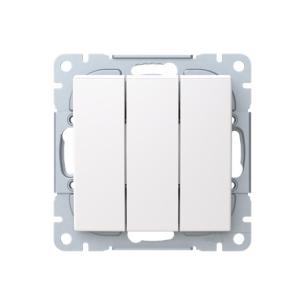 hvid blank afbryder 3x1-polet saga