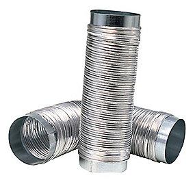 aluminiumsb�nd falset med udtr�ksstik 35-1m 0 l�ngde 160 � flexkanal