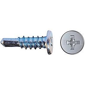 500stk pakke borespids ph2 elforzinket panhoved 8x17 4 fuldgevind fps-fp montageskrue fischer