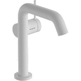 hvid mat push-open med hv til tud 139mm ndvaskarmatur h 1-grebs s tecturis hansgrohe