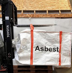 asbest 120x100x150cm 1100kg bag big