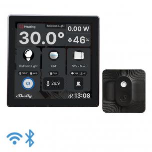 rm sk touch wifi - black t h blu black display wall shelly