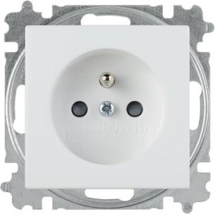 pillesikring med kning afd inklusive leveres modul 1 16a hvid mat pin-stikkontakt abb-basic55