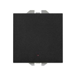 sort mat 230v - 10a touch 100 og lys med afbryder 1-polet 270 simon