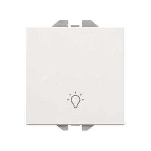 hvid mat 230v - 10a symbol lys med trykkontakt 270 simon