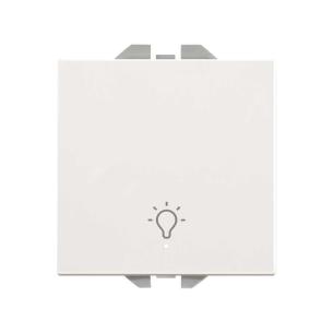 hvid mat 230v 10a symbol lys - lys med trykkontakt 270 simon