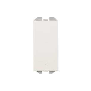 hvid mat 16a afbryder 1-polet smal 270 simon