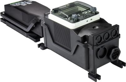 ip65 sort rst20i5 udgang stikbar integreret med ma 30 a c20 karakteristik a type rcbo 4-polet med afbrydermodul 5g16 con podis