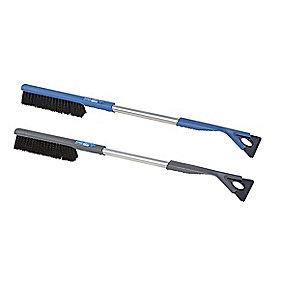 klinge vendbar med skaft aluminium 77cm b�rste med isskraber