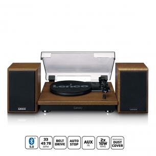 jttalere h tr to og bluetooth-modtagelse med pladespiller lenco