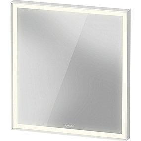 hvid lys led sensor version 65x70cm spejl l-cube duravit