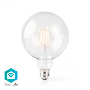 stk 1 g125 ios android glas k 2700 hvid varm w 5 lm 500 e27 wi-fi re dep gl led smartlife nedis