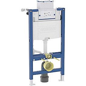 pex-tilslt 12cm indbygningscisterne omega med 98cm toilet g v til element duofix geberit
