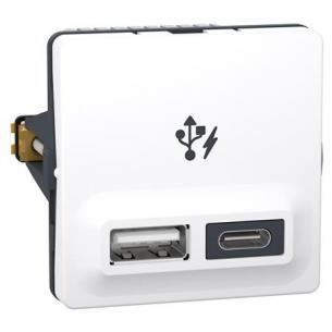hvid modul 1 21w 3a hurtiglader c a usb fuga lk