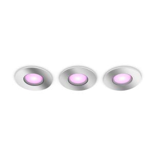 bluetooth 100-240v ip44 krom 2w 3x4 inbygningsspot led integreret ambiance color white hue philips