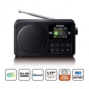sort bluetooth med fm-radio dab rbar b