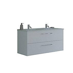 mat hvid vask amber skuffer 2 med vask dobbel 121cm belpakke m mido dansani