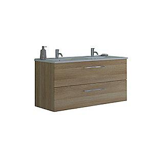 eg varm vask amber skuffer 2 med vask dobbel 121cm belpakke m mido dansani