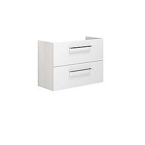 mat hvid glat cm 6x80x35 57 skuffer 2 med vaskeskab mido dansani