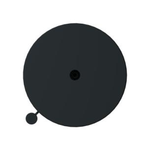 97mm sort lampeudtag