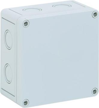 ip66 7035 ral 130x130x75mm bxhxd montagekasse