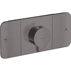 krom sort rstet b afsp 2 med termostat one axor hansgrohe