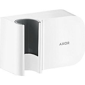 hvid mat slangeudtag med bruserholder porter one axor hansgrohe