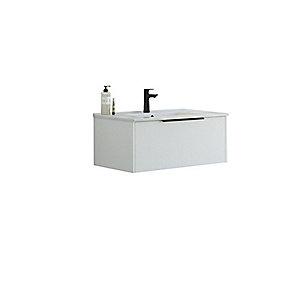 mat hvid stribet vask amber skuffe 1 classic 81cm belpakke m mido dansani