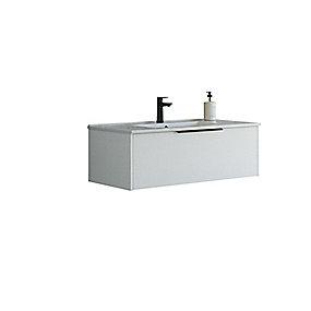 mat hvid stribet vask amber skuffe 1 classic 101cm belpakke m mido dansani