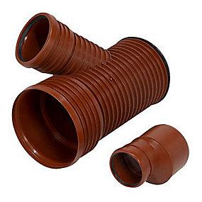 en13476-3 npm r r glat til afgrening med pragma 250x110mm 45gr r pp-grenr pipelife