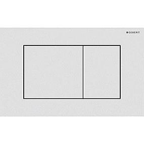 mat hvid square dobbetskyl til betjeningplade sigma40 geberit