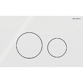 hvid round dobbetskyl til betjeningplade sigma40 geberit