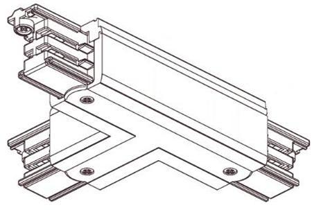 hvid venstre 3-faset t-stykke global