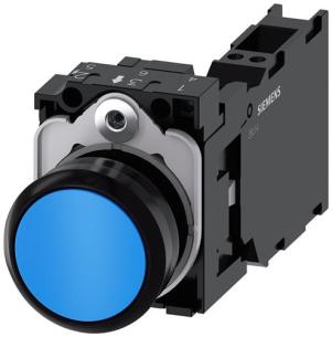 fj 1no1nc knap bl pla ru 22mm trykknap