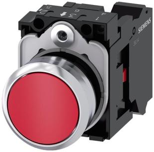 1nc knap d r jg h met rund 22mm trykknap