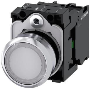 1no hv jgl h met rund 22mm lys trykknap