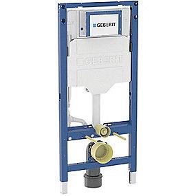 cm 12 cisterne sigma med cm 112 toilet v�gh�ngt til element duofix geberit