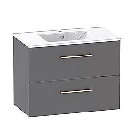 cm 80 skuffer 2 med antracit l st i vaskeskab skandi kriss