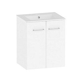 cm 50 ger l 2 med hvid l st i vaskeskab skandi kriss