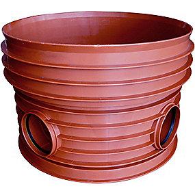 gr 90 b till v h og b genneml lige t2 600-315mm nd rense-inspektionsbr pp pipelife