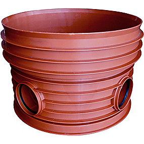 gr 90 b till h og b genneml lige t4 600-200mm nd rense-inspektionsbr pp pipelife