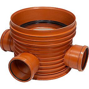 gr 90 b till h og b genneml lige t4 600-250mm nd rense-inspektionsbr pp pipelife