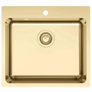 messing pvd hanehul med 550x500mm kkenvask k 550 la lavabo