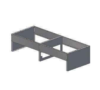 mm 352x1500x602 gr beton i bning nedst mcl-156 til sokkel mcl-156 automation triarca