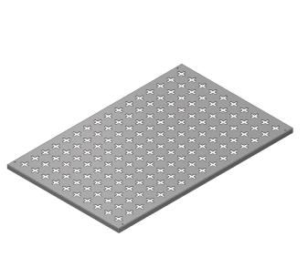 838x535mm nster m mesh star galv mcl-63-66-123x2-126x2 til montageplade triarca
