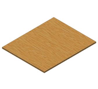 838x685mm 2 til plads krydsfiner vandfast mcl-153-156 til montageplade triarca